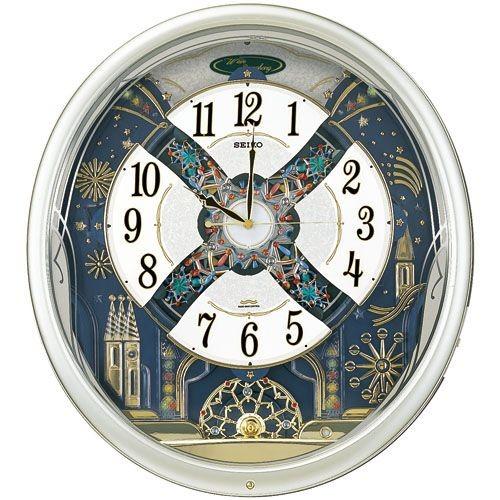 SEIKO セイコー 電波 掛け時計 RE561H からくり時計 ウエーブ SEIKO セイコー 電波 掛け時計 RE561H からくり時計 ウエーブ