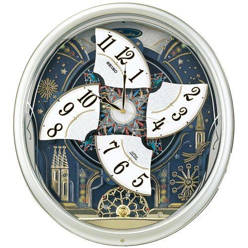 SEIKO セイコー 電波 掛け時計 RE561H からくり時計 回転飾り