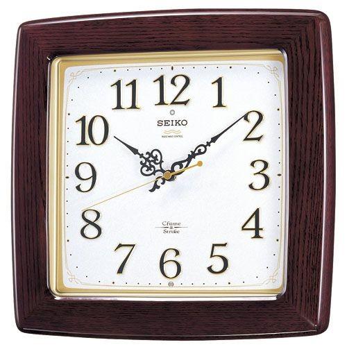セイコー SEIKO 電波 掛け時計 RX211B 報時時計 チャイム＆ストライク 掛時計 名入れ 送料区分中 ウエストミンスター チャイム＆ストライク
