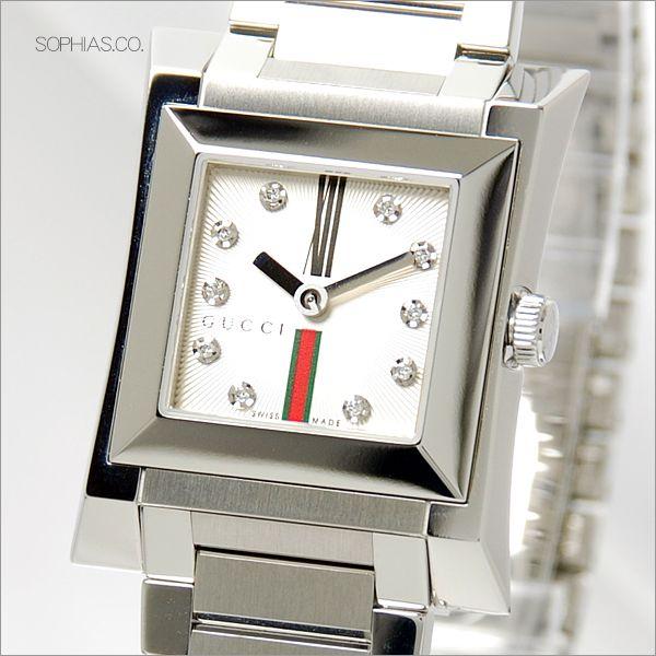 グッチ レディース 時計 グッチオ シルバー ステンレス YA111503 GUCCI グッチ 腕時計 YA111503 シルバー ダイヤ レディース 長期