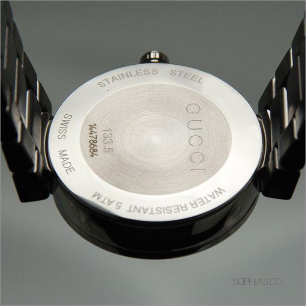 グッチ GUCCI 腕時計 YA133502 インターロッキング ブラック レディース SB 長期保証8年付｜sophias｜05