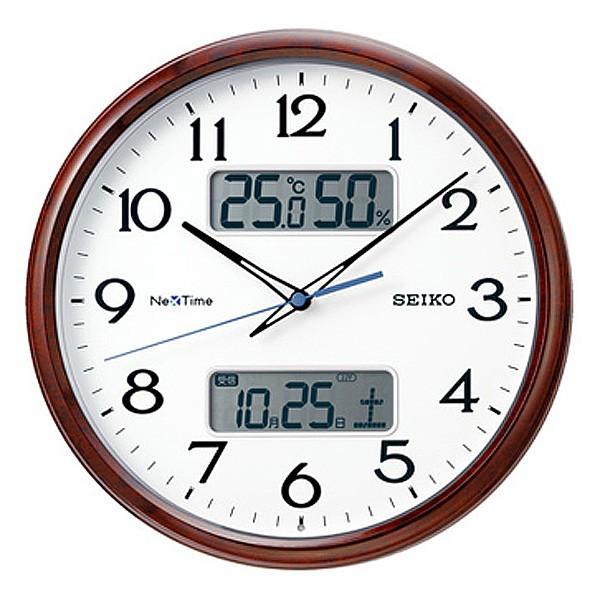 SEIKO ハイブリッド電波時計 ZS252B 31cm SEIKO セイコー ハイブリッド電波 掛け時計 ZS252B ネクスタイム 業務