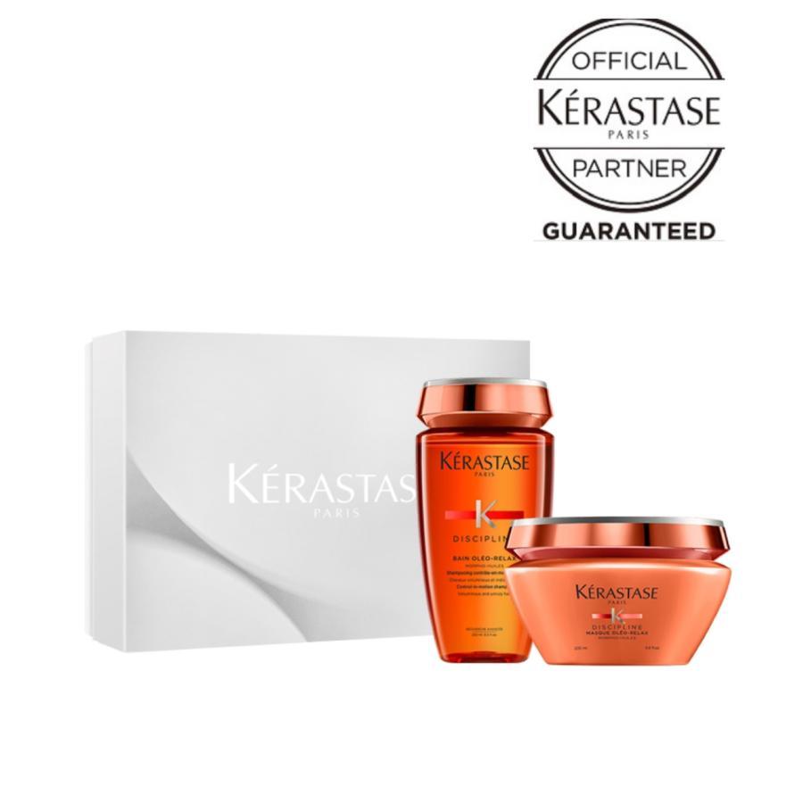 ケラスターゼ ディシプリン オレオリラックス シャンプー 250ml ＋マスク オレオリラックス 200ml ヘアケアセット プレゼント KERASTASE（Yahoo!・Tiara ヤフー店）