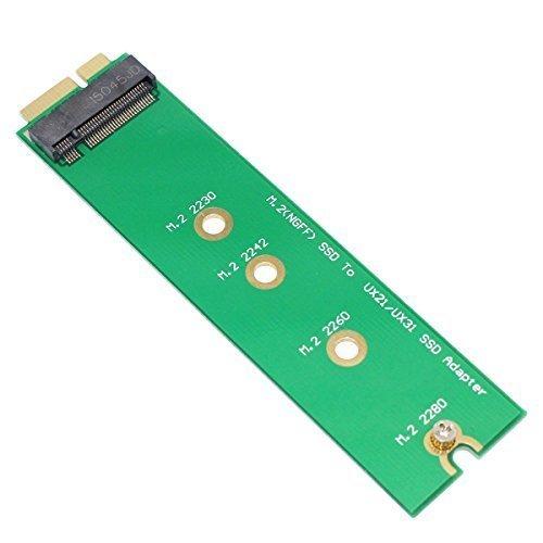 Xiwai Verticale JMB582 2280 NGFF Key B+M PCI Express a SATA 3.0 6Gbps Adattatore Dual Porte Convertitore Hard Drive Scheda di Estensione