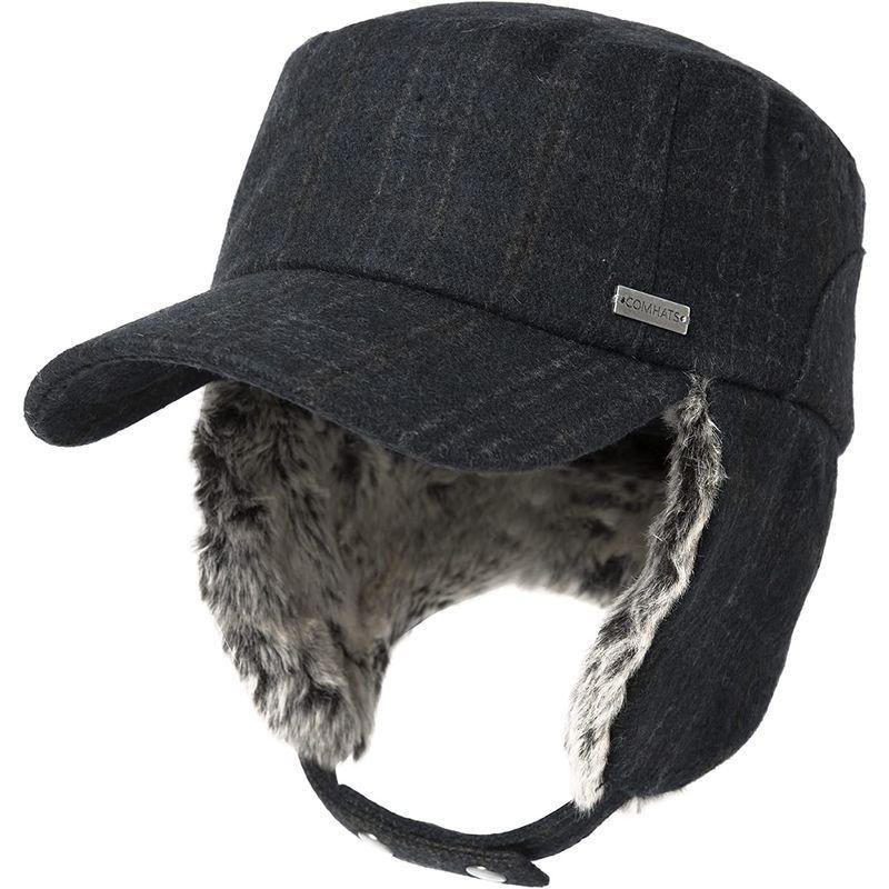 品質は非常に良い Comhats キャップ 帽子 耳あて付きキャップ ワークキャップ 防寒帽子 イヤーマフキャップ 作業帽子 ミリタリーキャップ 秋 冬 暖か Cisama Sc Gov Br