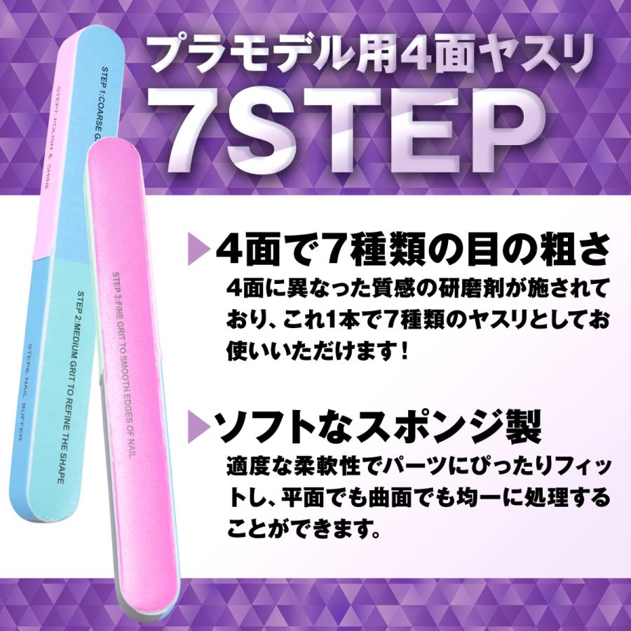ガラスヤスリ シャイナー 7STEP プラモデル ガンプラ ゲート処理用