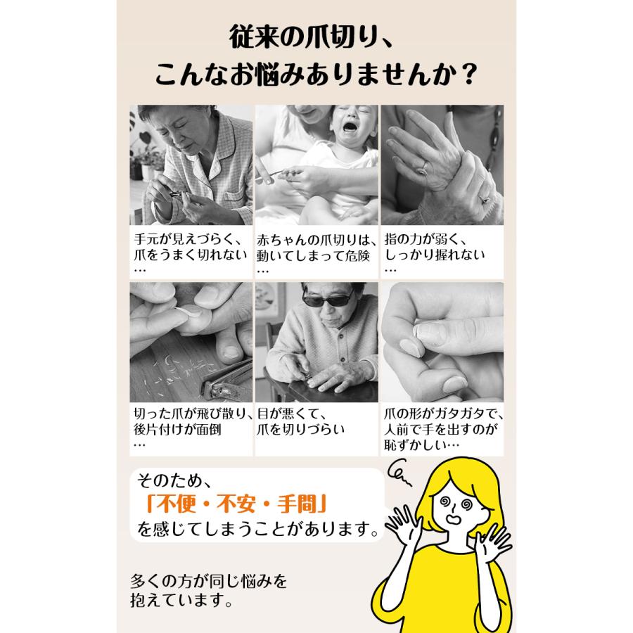 シロクマの爪（前足）1点のみ　※CITES書類付 3,680円→2,980円6時間限定】爪切り 電動 高齢者 足爪 介護 3倍拡大鏡