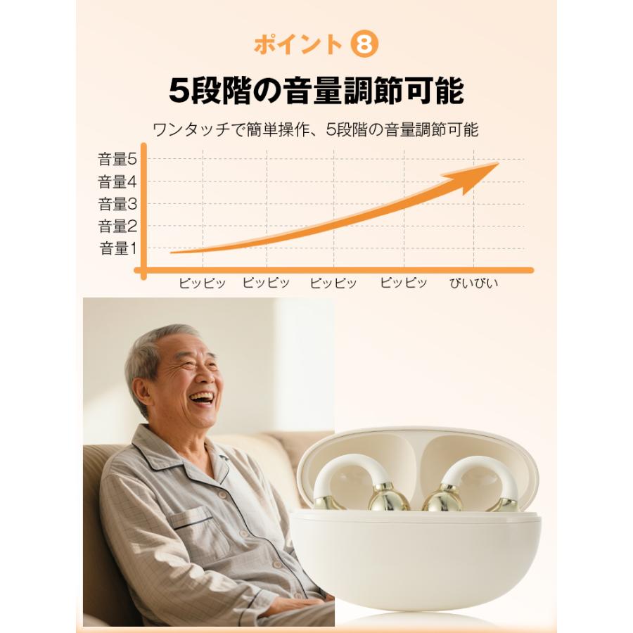 13,980円→11,690円2時間特売】 集音器 高齢者 イヤーカフ型 空気伝導
