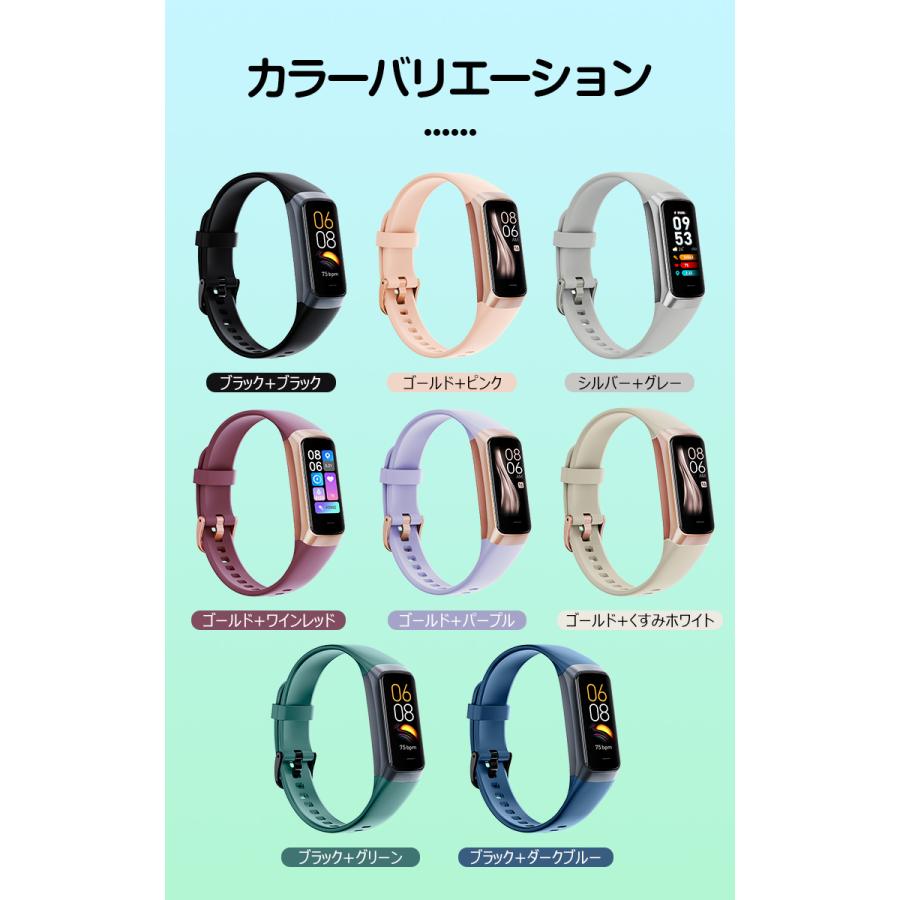 スマートウォッチ レディース 体温 ランニングウォッチ 血中酸素 日本