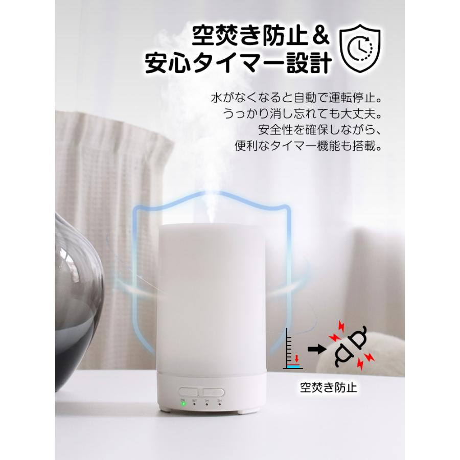加湿器 おしゃれ 超音波式 アロマディフューザー 静音 小型 アロマ対応