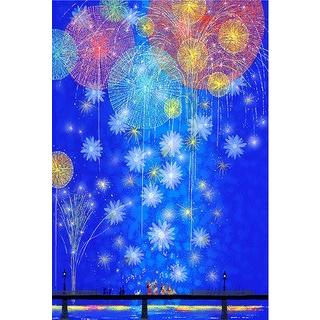 ☆吉岡浩太郎☆ 「桜咲く」シルクスクリーン　八ツサイズ　新品！ ☆吉岡浩太郎☆ 「桜咲く」シルクスクリーン 八ツサイズ 新品