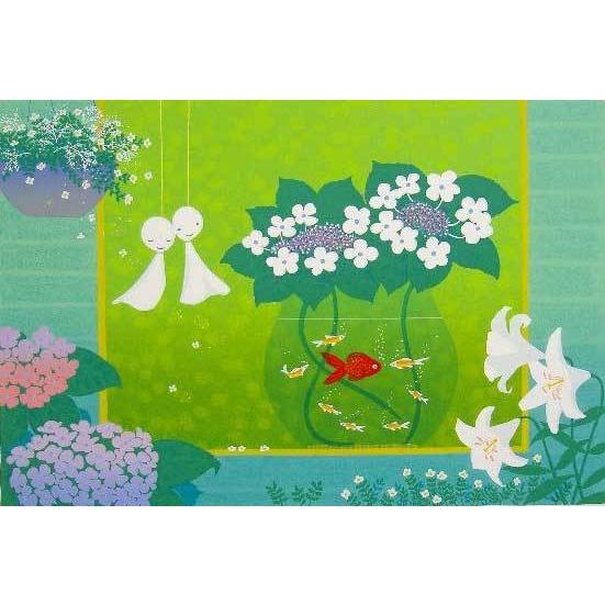 お値下げ吉岡浩太郎スクリーン版画　窓　です お値下げ吉岡浩太郎スクリーン版画 窓 です お値下げ吉岡浩太郎