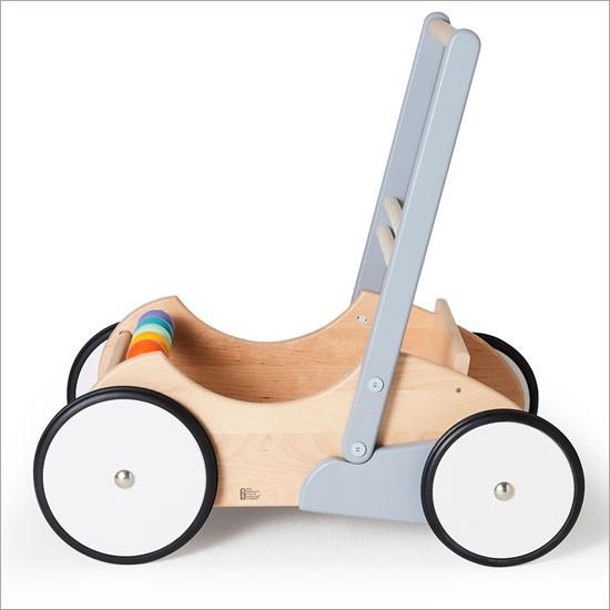 ボーネルンド ベビーウォーカー ホワイト＆グレー 手押し車 ボーネルンド（Bornelund） ベビーウォーカー ホワイト＆グレー 手押し