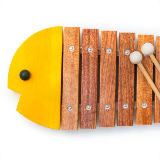 ボーネルンド おさかなシロフォン黄 木琴 イエロー : ソプラノYahoo!店