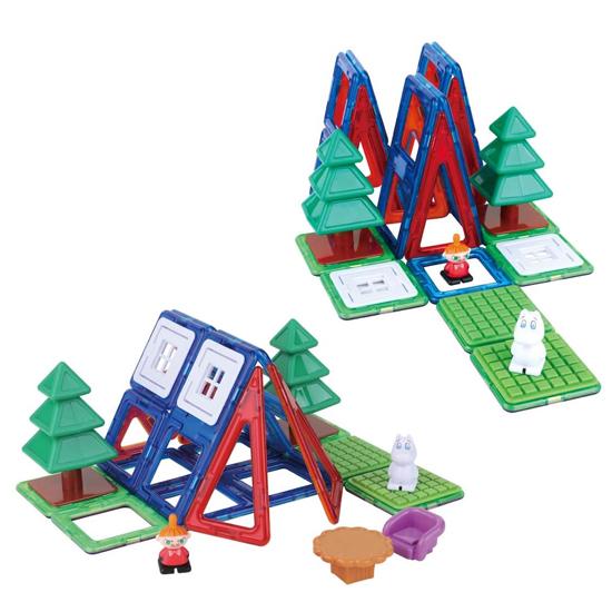 MAGFORMERS MOOMIN 知育玩具 51ピース ボーネルンド（Bornelund） マグフォーマー ムーミンセット 51ピース