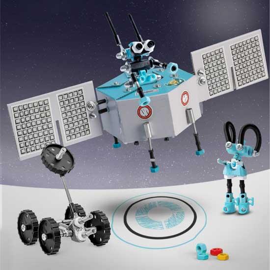 ボーネルンド オフビッツ 宇宙ステーション ロボット ミニカー 組立DIYキット ネジ遊び THE OFF BITS | ボーネルンド | 01