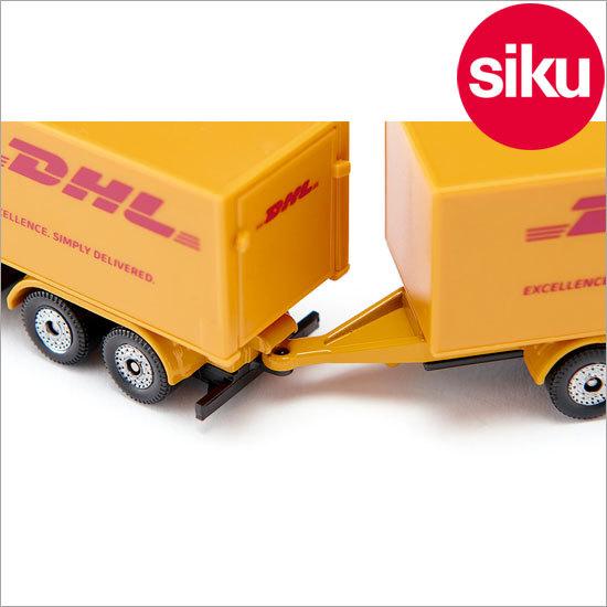 ボーネルンド Siku ジク 輸入ミニカー 1694 DHLトラック トレーラー付