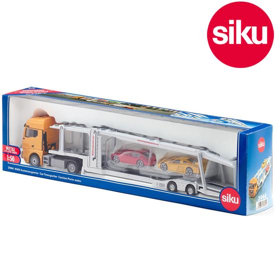 ボーネルンド Siku ジク 輸入ミニカー 3944 MAN車両運搬車 1/50