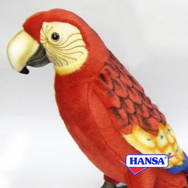 HANSA ハンサ ぬいぐるみ 3067 コンゴウインコ いんこ リアル 鳥