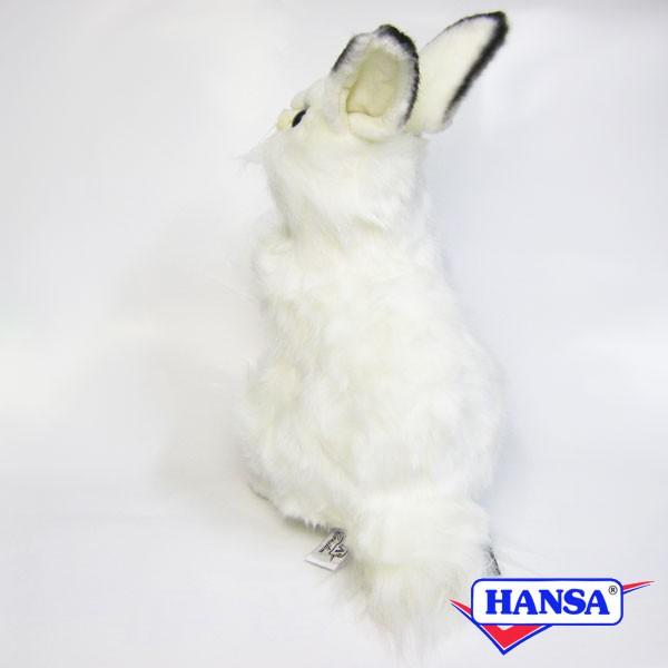 ポイント10倍 期間限定 HANSA ハンサ ぬいぐるみ 3313 白ウサギ ウサギ うさぎ 兎 リアル 動物｜soprano｜03