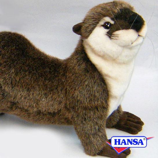 HANSA ハンサ ぬいぐるみ 3319 カワウソ かわうそ リアル 動物
