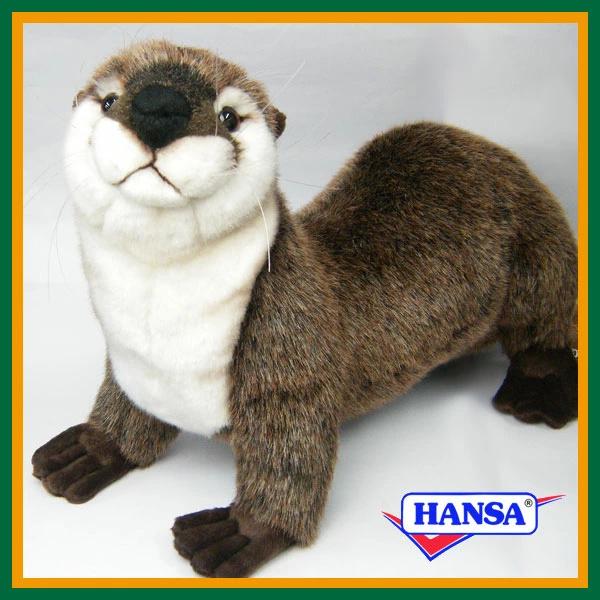 HANSA ハンサ ぬいぐるみ 3319 カワウソ かわうそ リアル 動物