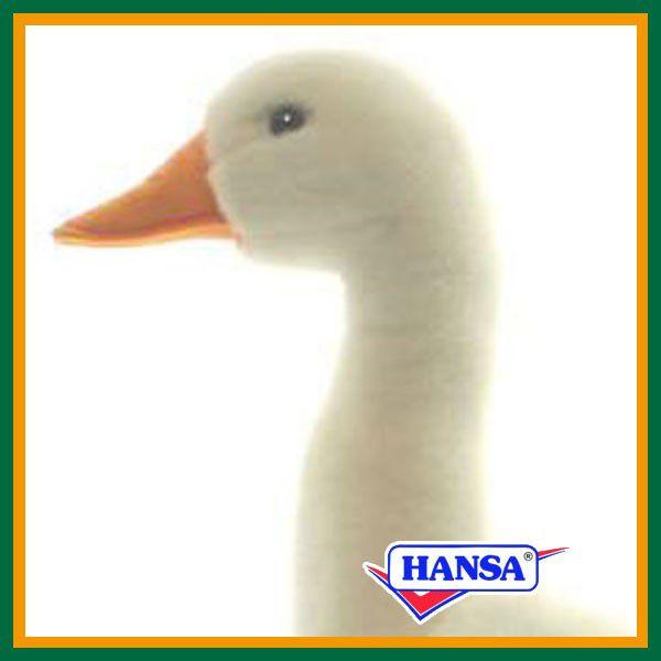 HANSA ハンサ ぬいぐるみ 3709 白ガチョウ がちょう リアル 鳥