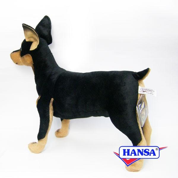 HANSA ハンサ ぬいぐるみ 3877 ピンシャー 犬 イヌ リアル 動物 