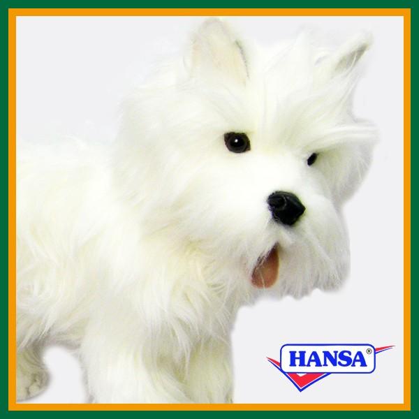 HANSA ハンサ ぬいぐるみ 4567 ウエストハイランドテリア 犬 イヌ リアル 動物