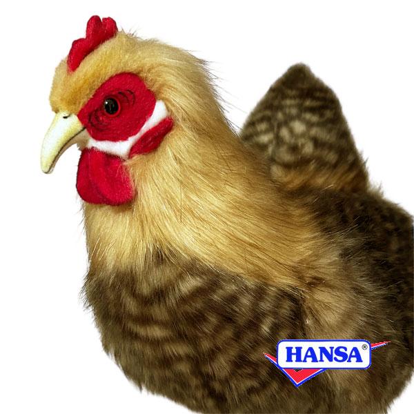 HANSA ハンサ ぬいぐるみ ニワトリ ベージュ めんどり no.13 【公式通販】