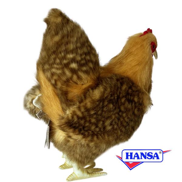 HANSA ハンサ ぬいぐるみ ニワトリ ベージュ めんどり no.13 【公式通販】