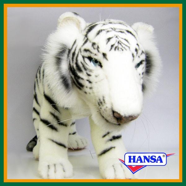 HANSA ハンサ ぬいぐるみ 5333 ホワイトタイガー 虎 とら 白 タイガー リアル 動物_2