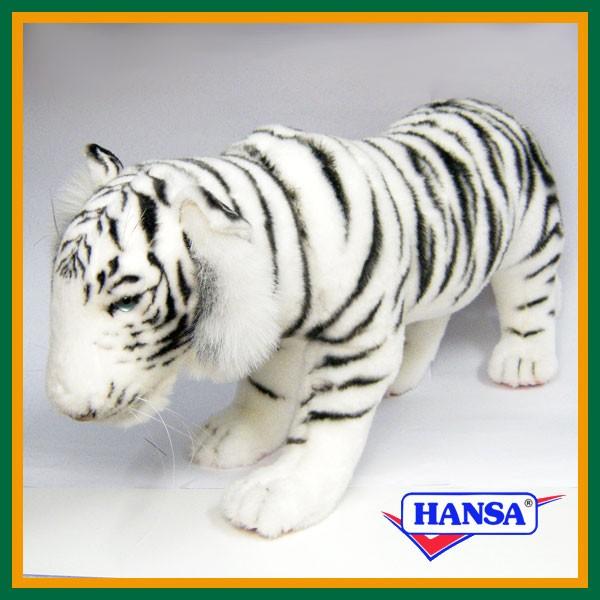 HANSA ハンサ ぬいぐるみ 5333 ホワイトタイガー 虎 とら 白 タイガー リアル 動物_4