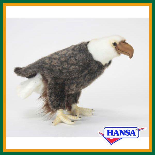 HANSA ハンサ ぬいぐるみ 5616 ハクトウワシ 鷲 ワシ 白頭ワシ リアル