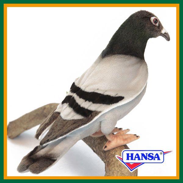 HANSA ハンサ ぬいぐるみ 6299 ハト 鳩 リアル 鳥 : ソプラノYahoo!店