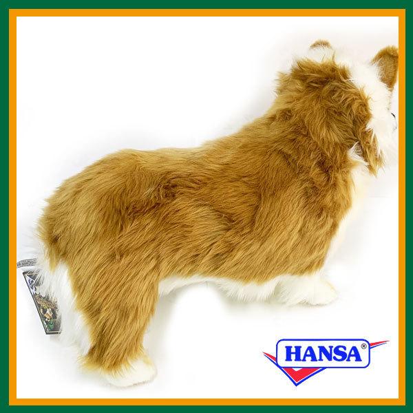 HANSA ハンサ ぬいぐるみ 6686 ウェルシュコーギー 犬 イヌ リアル 動物_1