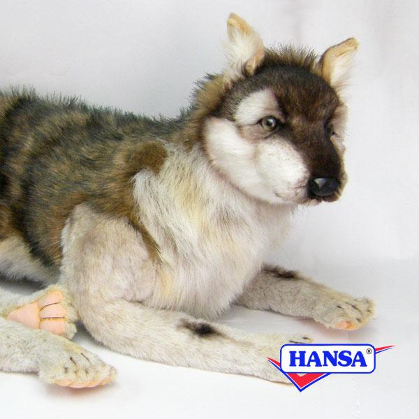 HANSA ハンサ ぬいぐるみ 6762 オオカミ 狼 おおかみ リアル 動物