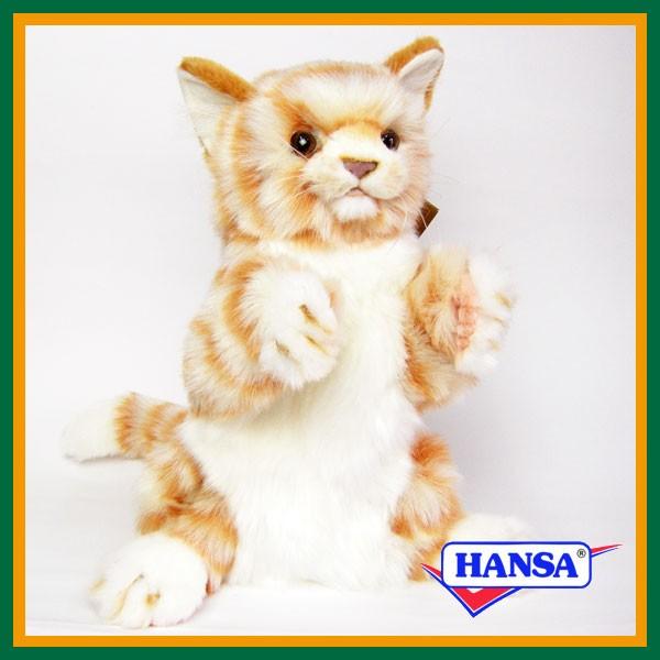 HANSA ハンサ ぬいぐるみ 7182 ハンドパペット ネコ ジンジャー CAT GINGER | HANSA（ぬいぐるみ） | 02