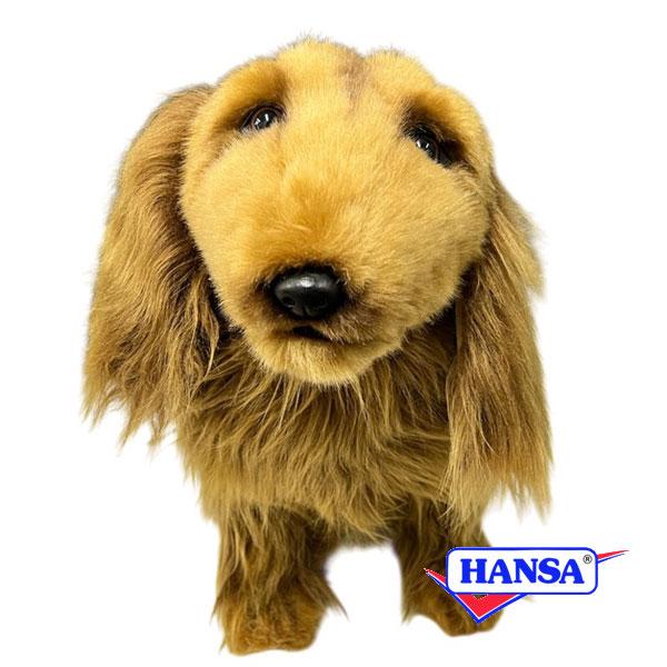 HANSA ハンサ ぬいぐるみ 8512 ミニチュアダックスフンド ロングヘア