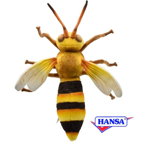 蜂の楽団　ミニチュア　置物 HANSA ハンサ ぬいぐるみ 8524 オオスズメバチ リアル 昆虫 : ソプラノ