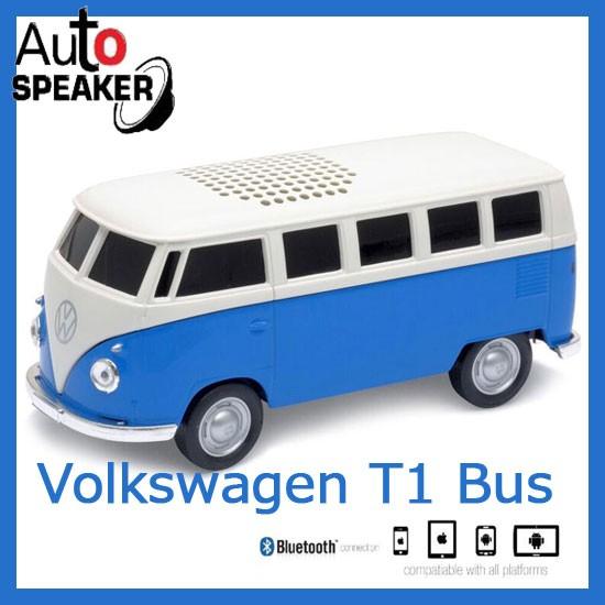 オートスピーカー 車型スピーカー 1963 フォルクスワーゲン T1バス ブルー Bluetooth スピーカー Fa ソプラノyahoo 店 通販 Yahoo ショッピング