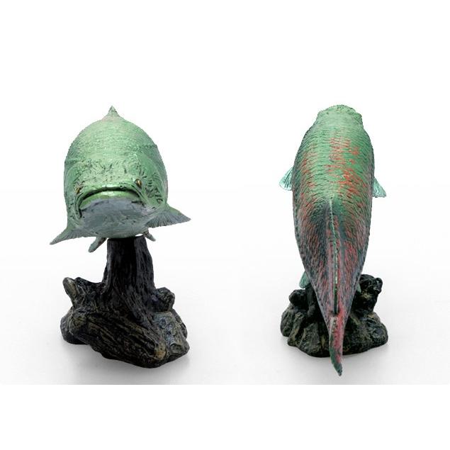 ハンドメイド　39cmピラルク 魚フィギュア　　レプリカ　古代魚　置物　オブジェ ハンドメイド 39cmピラルク 魚フィギュア レプリカ 古代魚 置物