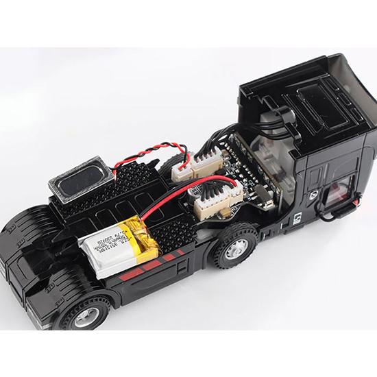 新品　ハイテック ターボレーシング C50-BK トレーラートラック ブラック 1/76 C50 Black Trailer Truck［ 1/76スケール C50ブラック