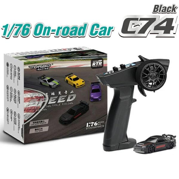 美品 ハイテック ターボレーシング C74 TURBO RACING ターボレーシング C74 ブラック オンロードカー