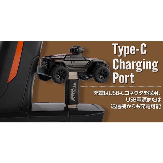 TURBO RACING ターボレーシング C81 イエロー オフロードカー バギー ラジコン ミニカーRC 1/76の画像