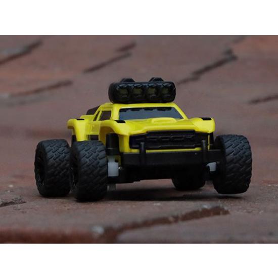 TURBO RACING ターボレーシング C81 イエロー オフロードカー バギー ラジコン ミニカーRC 1/76の画像