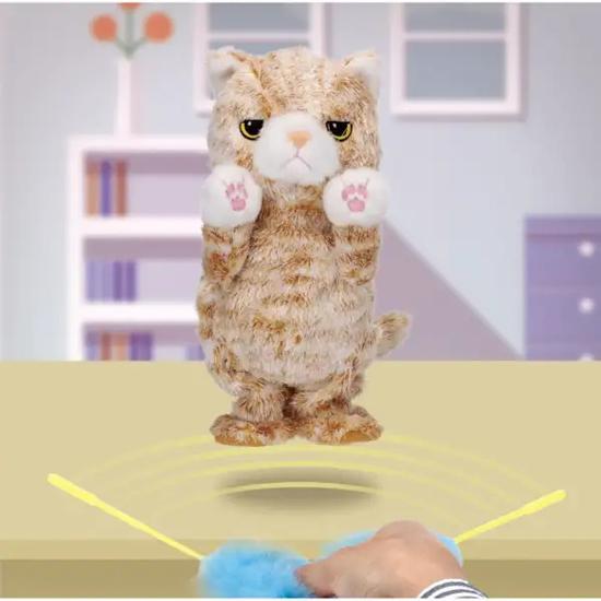 イワヤ 跳んでもキャ〜ット キャット 電動動物 動く猫のぬいぐるみ