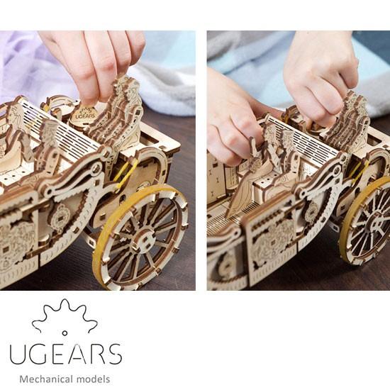 UGears メカニカルモデル 木製 組み立てキット 木が織りなす】ダイナミックかつ精巧な仕掛けが美しい木製組立て