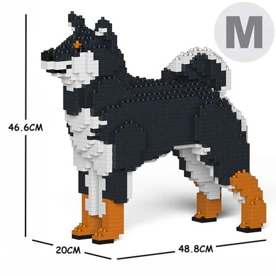 JEKCA ジェッカブロック 柴犬 黒 01C-M02 Craftsman 立体パズル 組立