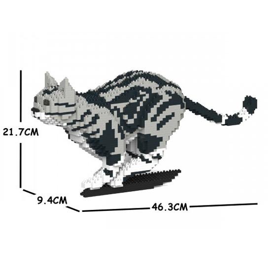 【無料ラッピングサービス有り】 JEKCA ジェッカブロック アメリカンショートヘア 06S-M01 ネコ 猫 Sculptor 立体パズル 組立パズル